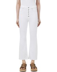 Rag & Bone - Casey Exposed Button High Waist Ankle Flare Jeans - Lyst
