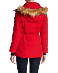 Guess jacket fur hood Clearance