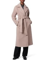 Bernardo - Double Breasted Belted Coat - Lyst