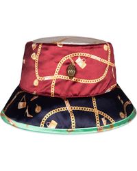 Kurt Geiger - Mixed Charm Print Bucket Hat - Lyst