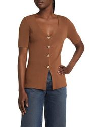 Rails - Arden Rib Cardigan - Lyst