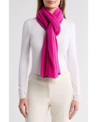 La Fiorentina - Cashmere & Wool Blend Wrap - Lyst