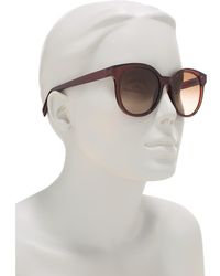 Ferragamo - 53Mm Round Acetate Sunglasses - Lyst