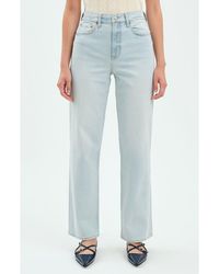DAZE - Sun High Waist Straight Leg Jeans - Lyst