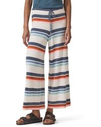 Splendid - Polly Stripe Crop Sweater Knit Pants - Lyst