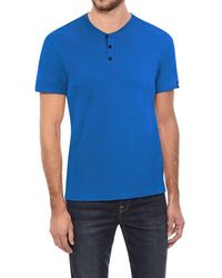 Xray Jeans - Short Sleeve Henley - Lyst