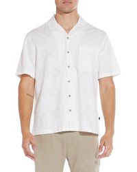 Civil Society - Relaxed Fit Novelty Jacquard Camp Shirt - Lyst