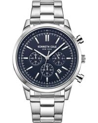 Kenneth Cole - Chronograph Quartz Bracelet Watch, 45Mm - Lyst