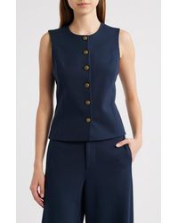 Rag & Bone - Irina Button-Up Vest - Lyst