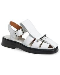 McQueen - T-Bar Fisherman Sandal - Lyst