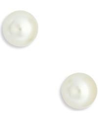 Kenneth Jay Lane - Freshwater Pearl Stud Earrings - Lyst