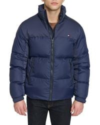 Tommy Hilfiger - Matte Water Resistant Puffer Jacket - Lyst