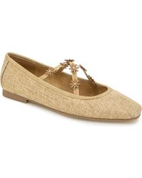 Kensie - Floria Woven Mary Jane Flat - Lyst