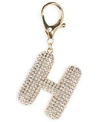 Leith - Pavé Initial Bag Charm - Lyst