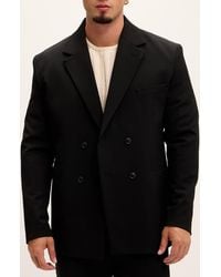Ron Tomson - Super Relaxed Double Breasted Tuxedo Jacket - Lyst