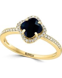 Effy - 14K Diamond Onyx Ring - Lyst