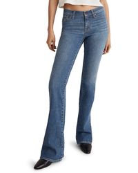 Madewell - Low Rise Skinny Flare Jeans - Lyst