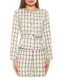 Alexia Admor - Arjun Plaid Jacket - Lyst