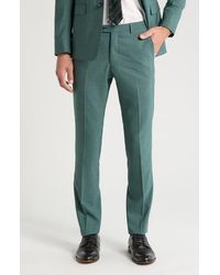 John Varvatos - Solid Virgin Wool Pants - Lyst