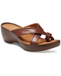 eastland candice women's wedge sandals
