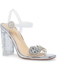 Silver Block Heels for Women - Up to 70 