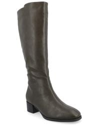 Journee Collection - Tall Vegan Leather Boots - Lyst