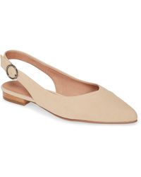 Caslon Suede Jace Slingback Pump in Sky 