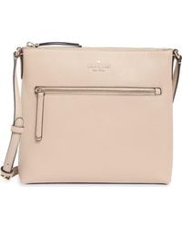 Kate Spade - Jackson Top Zip Leather Crossbody Bag - Lyst
