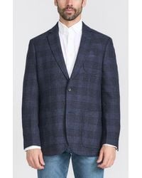 Flynt - Plaid Wool Blend Sport Coat - Lyst