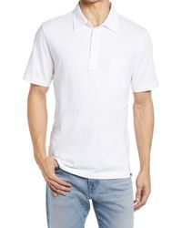 Faherty - Sunwashed Organic Cotton Polo - Lyst