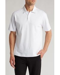 Theory - Carlom Cotton Polo T-shirt - Lyst