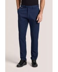 Ted Baker - Heavy Stretch Cotton Twill Chino Pants - Lyst