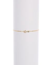 CANDELA JEWELRY - 10k Yellow Gold Heart Charm Double Chain Bracelet - Lyst