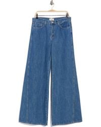 L'Agence - Beau High Waist Wide Leg Jeans - Lyst