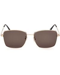 Tom Ford - 60Mm Gradient Rectangle Sunglasses - Lyst