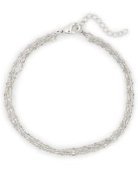 Nordstrom - Diamond Cut Layered Chain Bracelet - Lyst