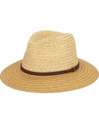 San Diego Hat - Ultrabraid Two-Tone Raffia Fedora - Lyst