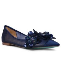 Betsey Johnson - Pointed Toe Flat - Lyst