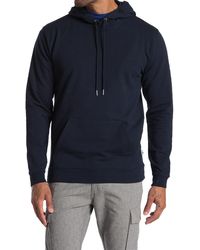 NN07 Barrow Heathered Pullover Hoodie in Bright Blue (Blue) for Men - Lyst