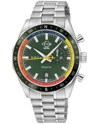 Gv2 - Regatta Stainless Steel Swiss Quartz Bracelet Watch, 42Mm - Lyst