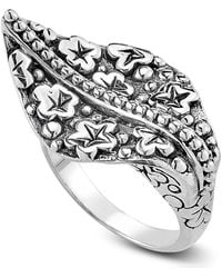 Samuel B. - Sterling Leaf Ring - Lyst