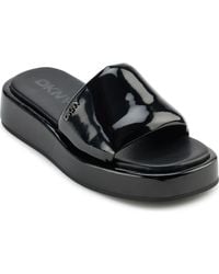 DKNY - Lachine Platform Slide Sandal - Lyst
