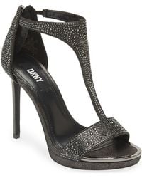 DKNY - Dris T-Strap Sandal - Lyst
