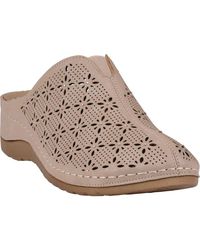 Gc Shoes - Vale Laser Cut Wedge Mule - Lyst