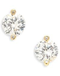 Kate Spade - Cubic Zirconia Stud Earrings - Lyst