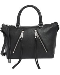 Rebecca Minkoff - Moto Zip Leather Satchel - Lyst