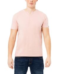 Xray Jeans - Split Neck Cotton Tee - Lyst