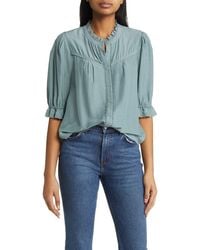 Wit & Wisdom - Eyelet Accent Top (Nordstrom Exclusive) - Lyst
