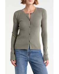 Splendid - Jette Long Sleeve Cardigan - Lyst