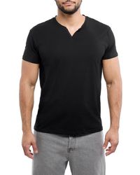 Xray Jeans - Split Neck T-Shirt - Lyst